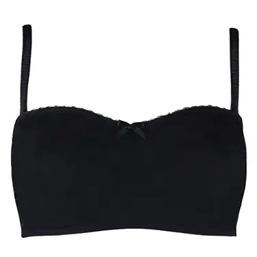Women Floral Lace Padded Bralettes Mesh Wireless Bandeau Bra Stretchy  Bralette Crop Cami Top Tank Soft Wrapped Breast Push Up