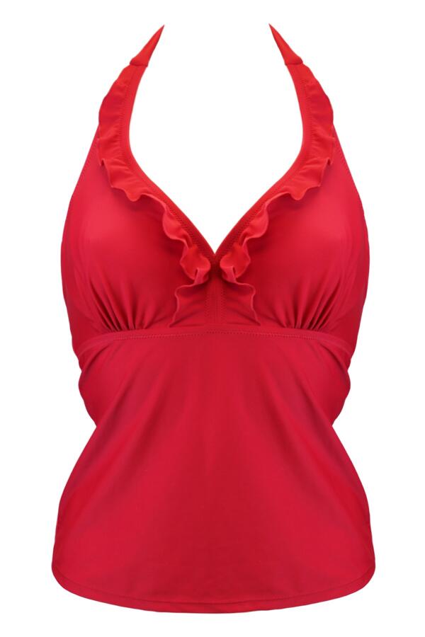 Splash Frill Underwired Tankini Top