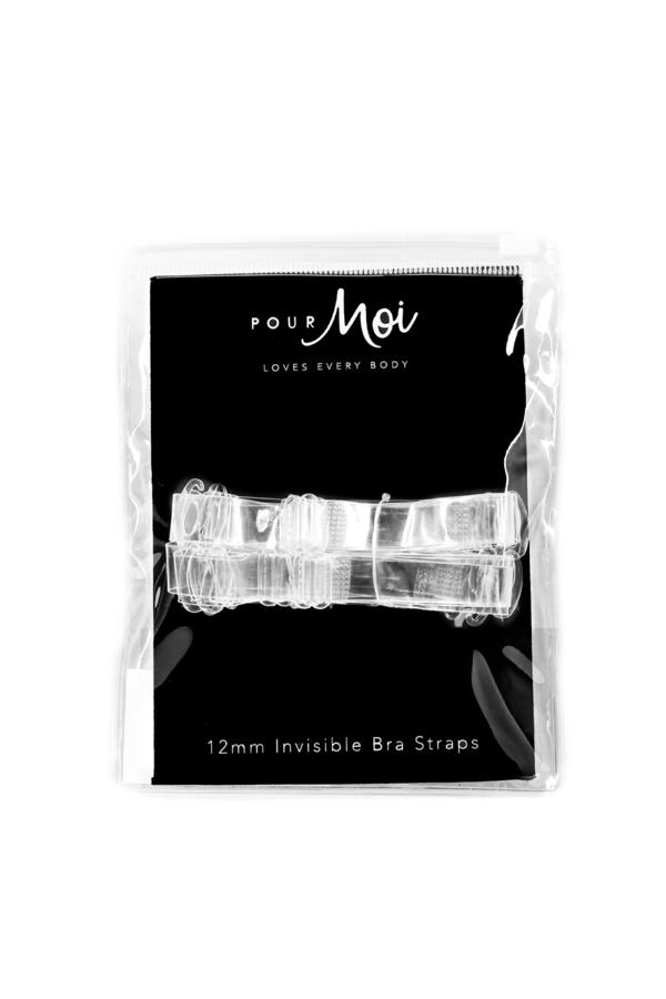 12mm Clear Bra Straps (Pack of 2 Pairs)