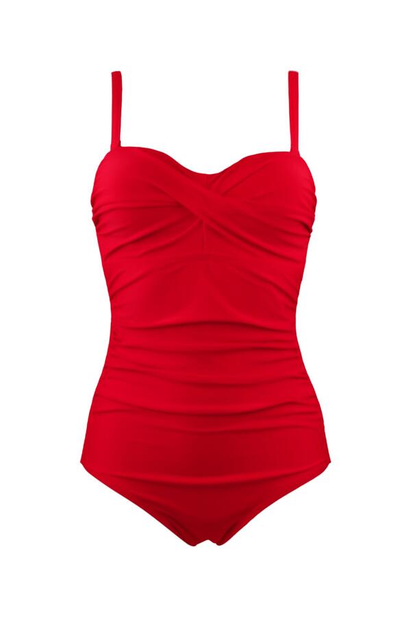 Santa Monica Strapless Tummy Control Swimsuit