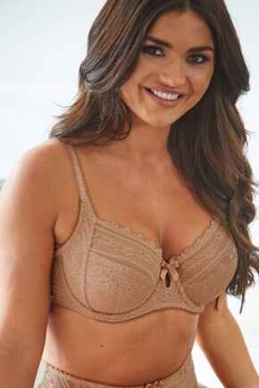 Remix Side Support Underwired Bra - Cappuccino