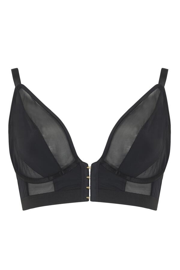 India Front Fastening Underwired Bralette B-G