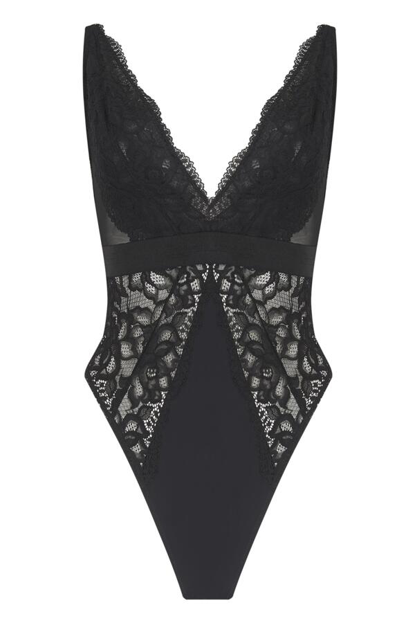 India Lace Plunge Non Wired Body