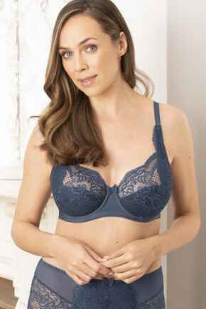 Delice Side Support Full Cup Bra - Ink