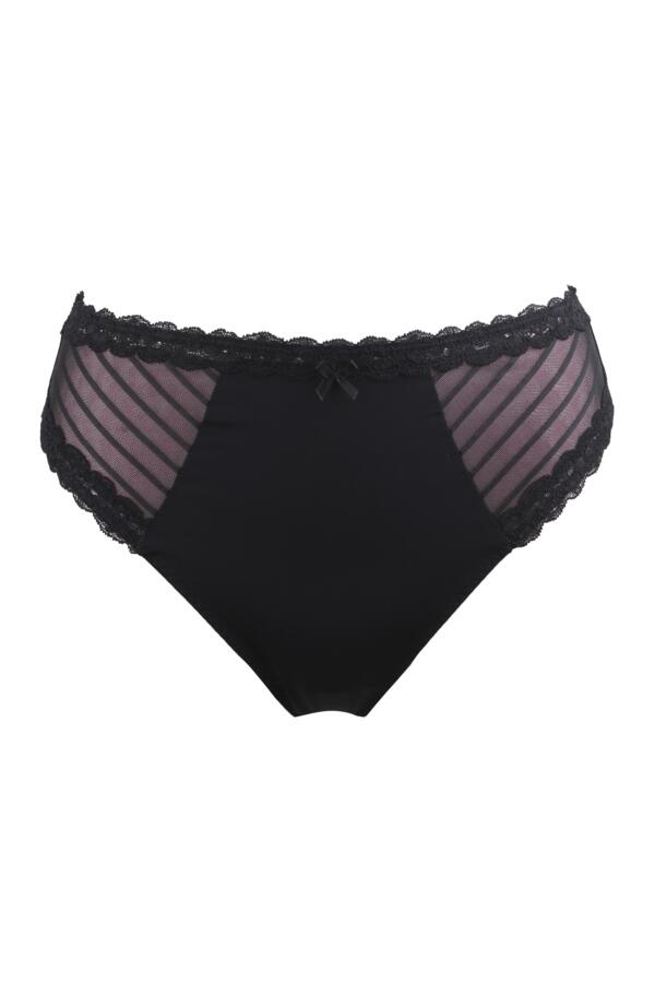 Luxe Linear High Leg Brief