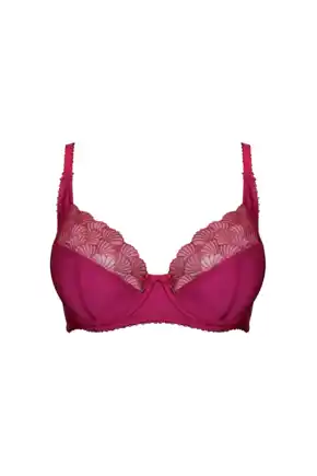 Ophelia Side Support Full Cup Bra - Raspberry