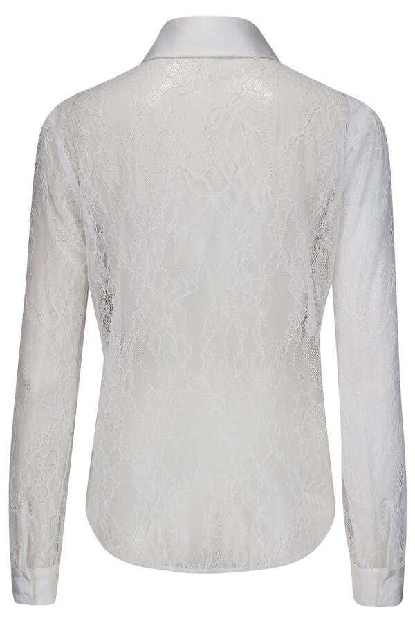 Clara Lace Button Front Long Sleeve Shirt