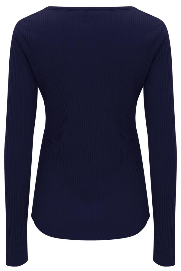 Rib Jersey Long Sleeve Top