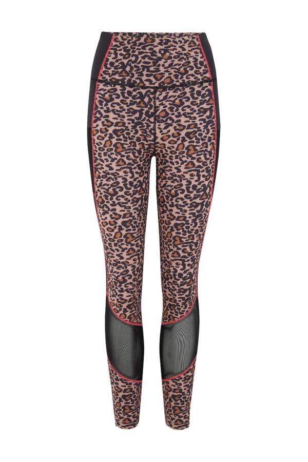 Energy Printed Mesh Panel Legging