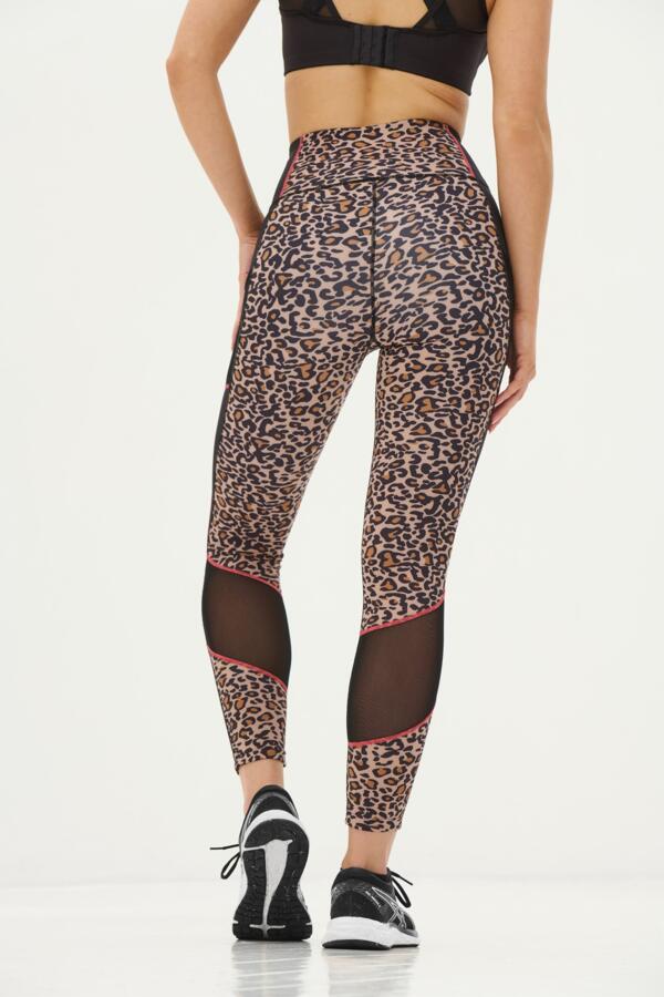 Energy Printed Mesh Panel Legging