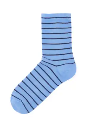 Pippa Cotton Rich Sock - Blue/Cobalt