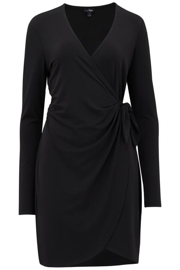 Bryony Fuller Bust Slinky Jersey Wrap Mini Dress