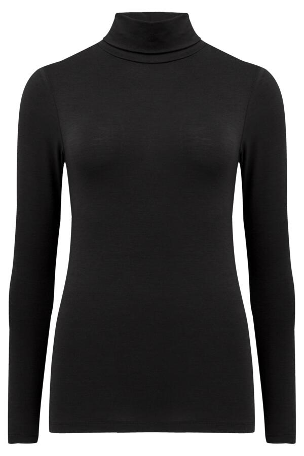 Second Skin Thermal Roll Neck Top