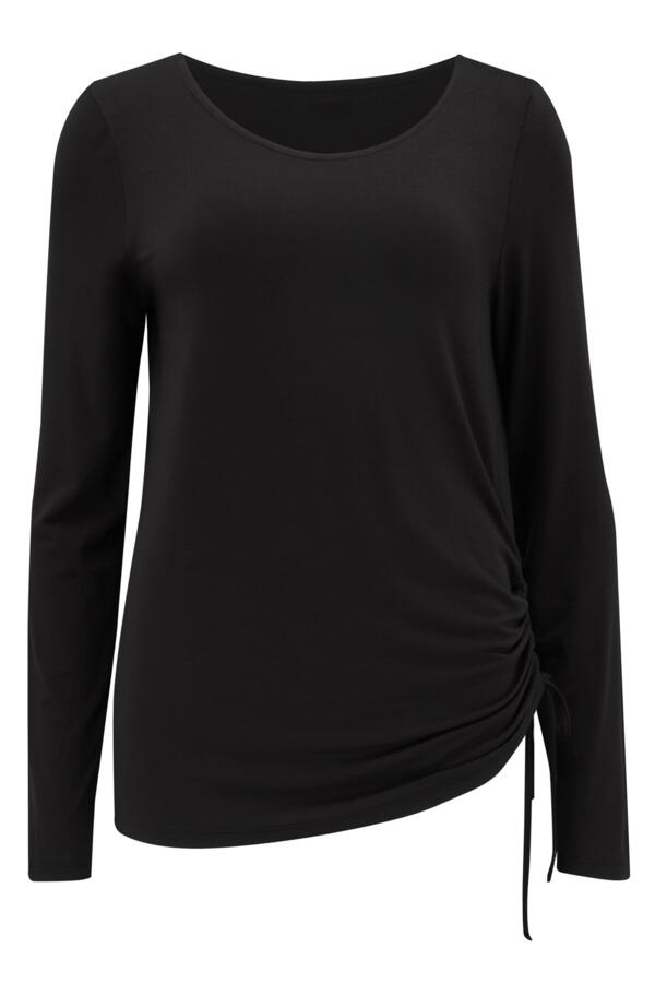 Sofa Love Ruche Side Long Sleeve Jersey Top