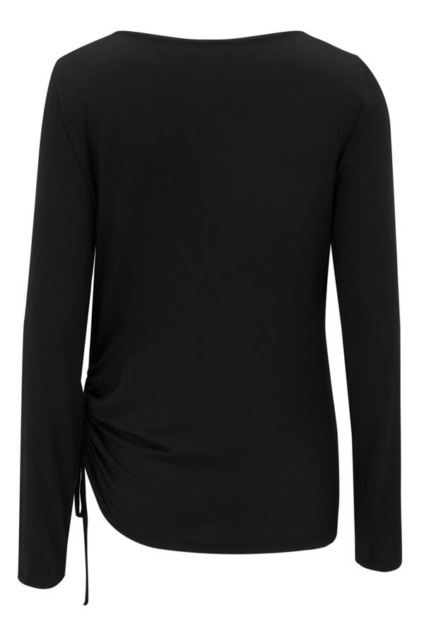 Sofa Love Ruche Side Long Sleeve Jersey Top