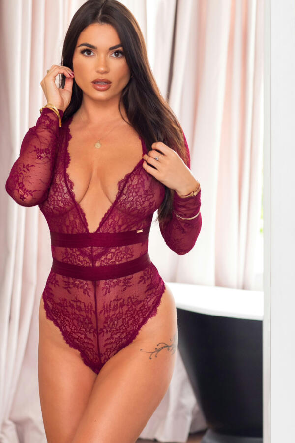 India Long Sleeve Lace Body