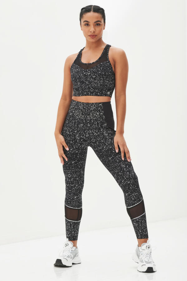 Energy React Mesh Insert Crop Top