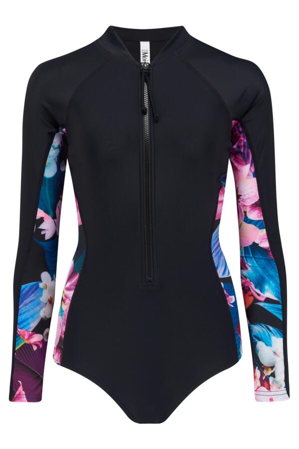 Energy Long Sleeved Zip Front Paddle Swimsuit