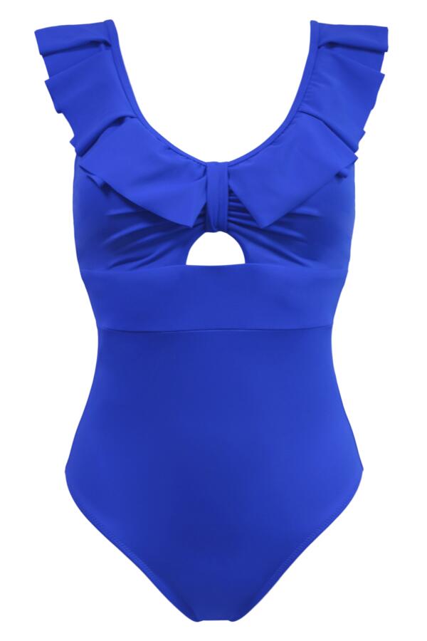 Space Frill Non-Wired Swimsuit