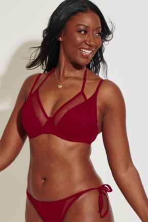Glamazon Underwired Double Strap Top - Red