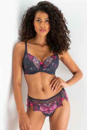 St Tropez Full Cup Set - Slate/Pink