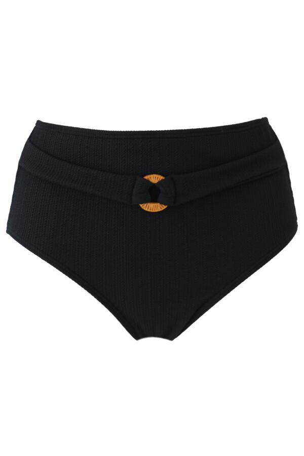 Cali Ribbed Texture High-Waist Belted Control Brief