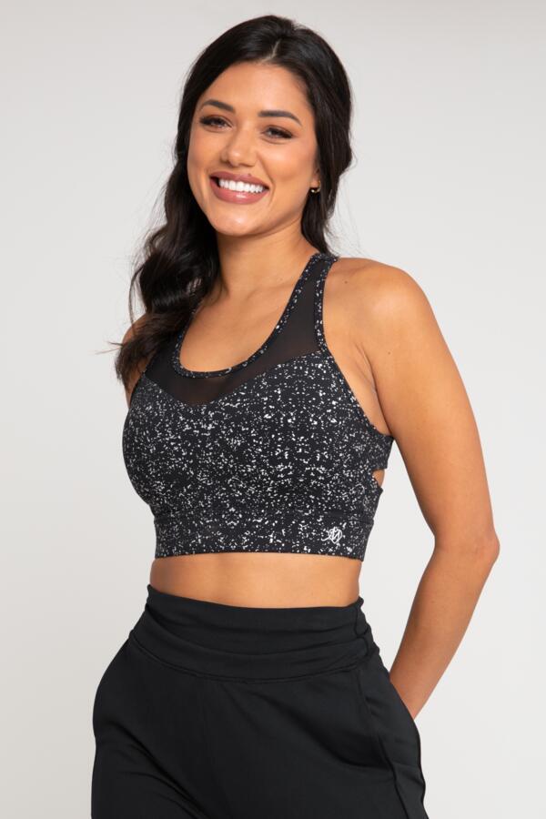 Energy React Mesh Insert Crop Top