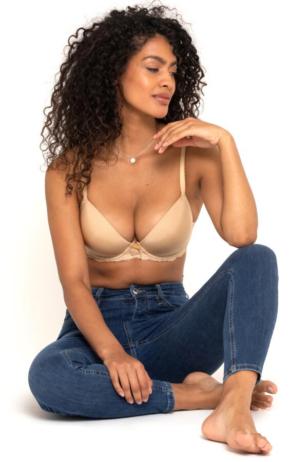 Flora Plunge Push Up T Shirt Bra