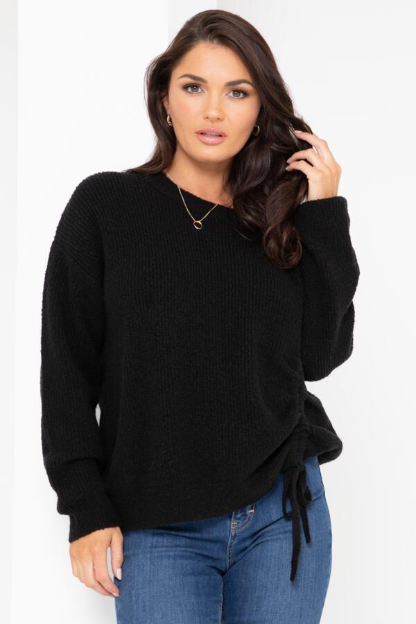 Ada Ruche Front Knit Jumper