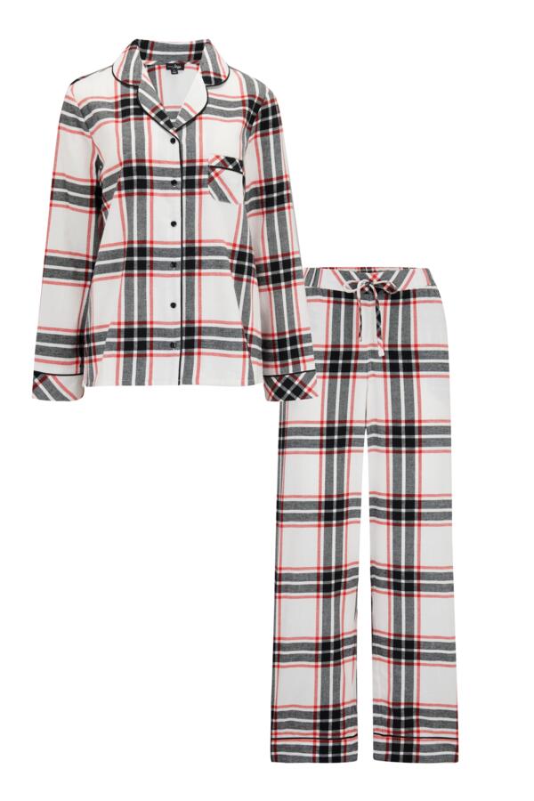 Cosy Check Brushed Cotton Pyjama Set