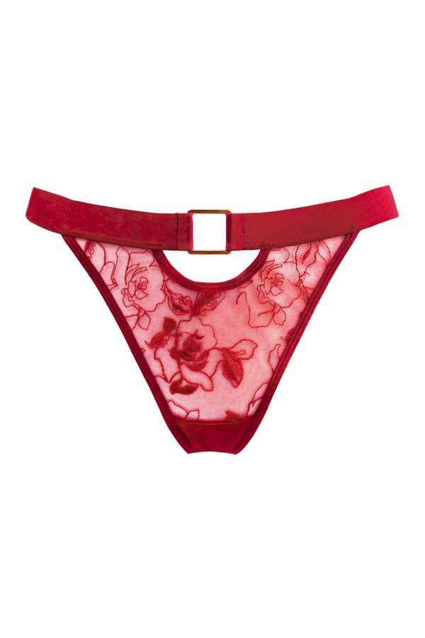 India Embroidery Thong