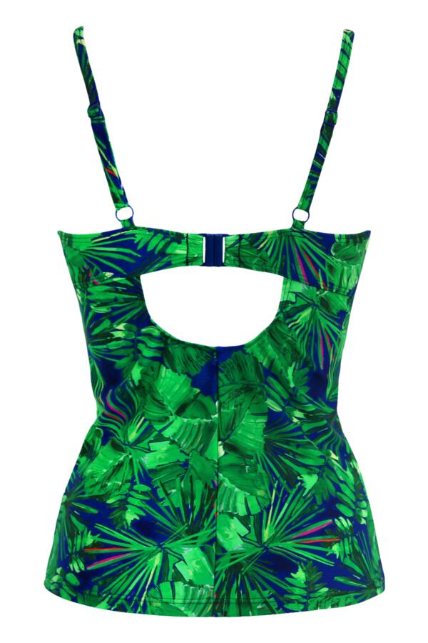 Pacific Beach Lightly Padded Underwired Tankini Top