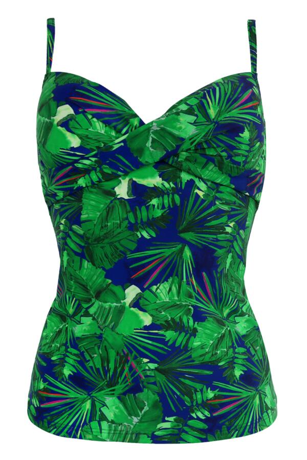 Pacific Beach Lightly Padded Underwired Tankini Top