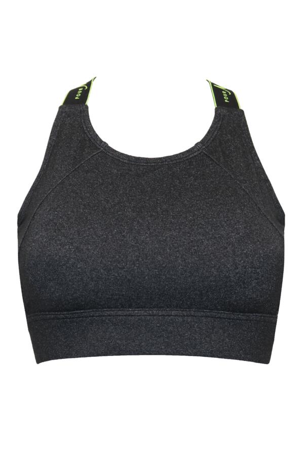 Energy Logo Elastic Yoga Crop Top