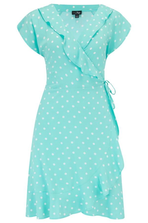 LENZING™ ECOVERO™ Viscose Frill Wrap Beach Dress