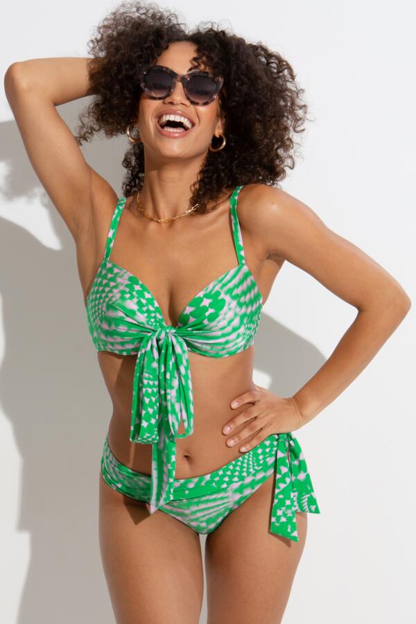 Portofino Underwired Lightly Padded Tie Wrap Bikini Top