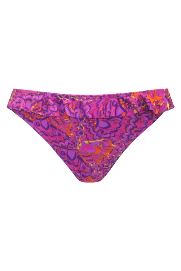 Bermuda High Leg Frill Bikini Brief