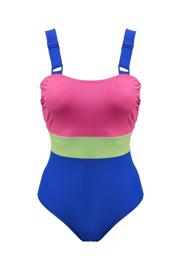 Palm Springs Colour Block Tummy Control Swimsuit