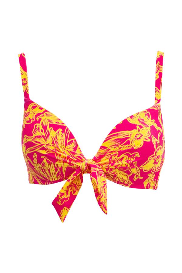 Freedom Lightly Padded Underwired Tie Bikini Top