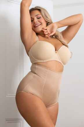 Hourglass Firm Tummy Control High Waist Brief - Caramel