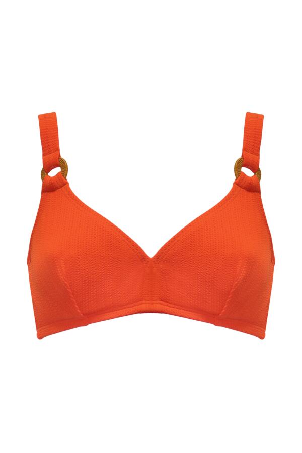 Cali Ribbed Texture Hidden Underwired Bikini Top