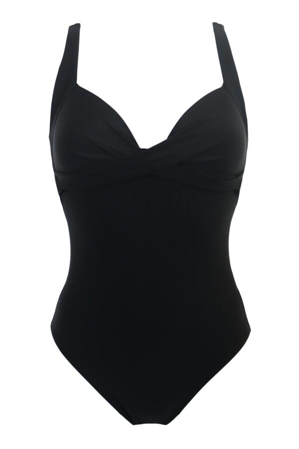 Valencia Plunge Lightly Padded Non-Wired Tummy Control Swimsuit