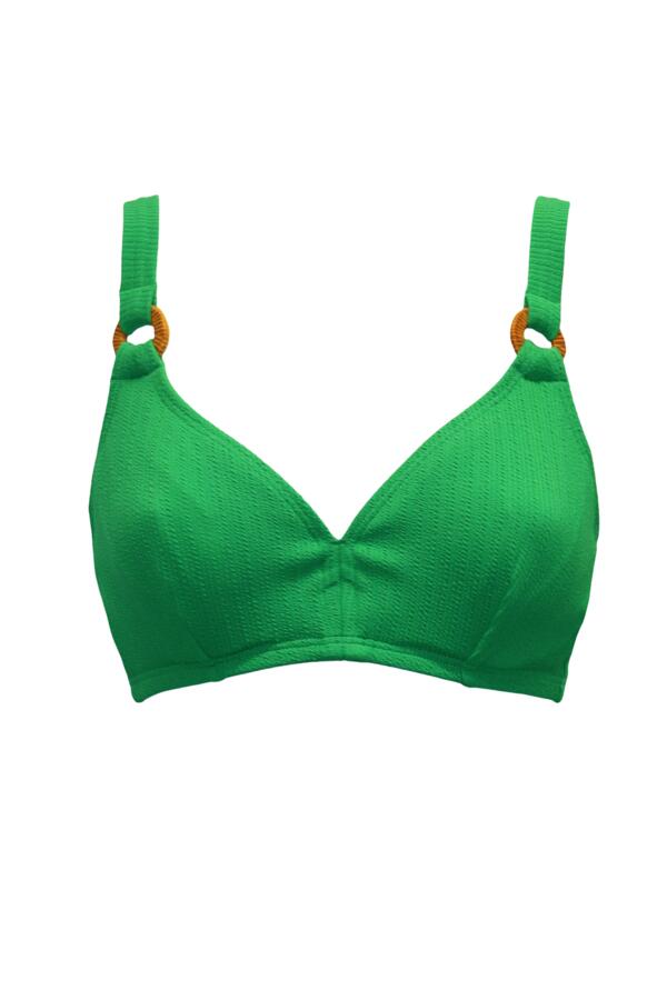 Cali Ribbed Texture Hidden Underwired Bikini Top