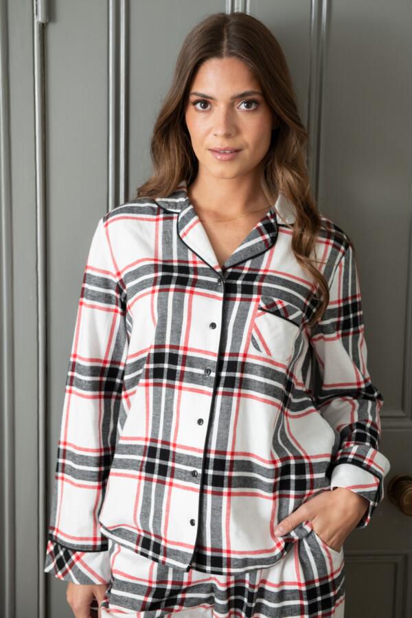 Cosy Check Brushed Cotton Pyjama Set