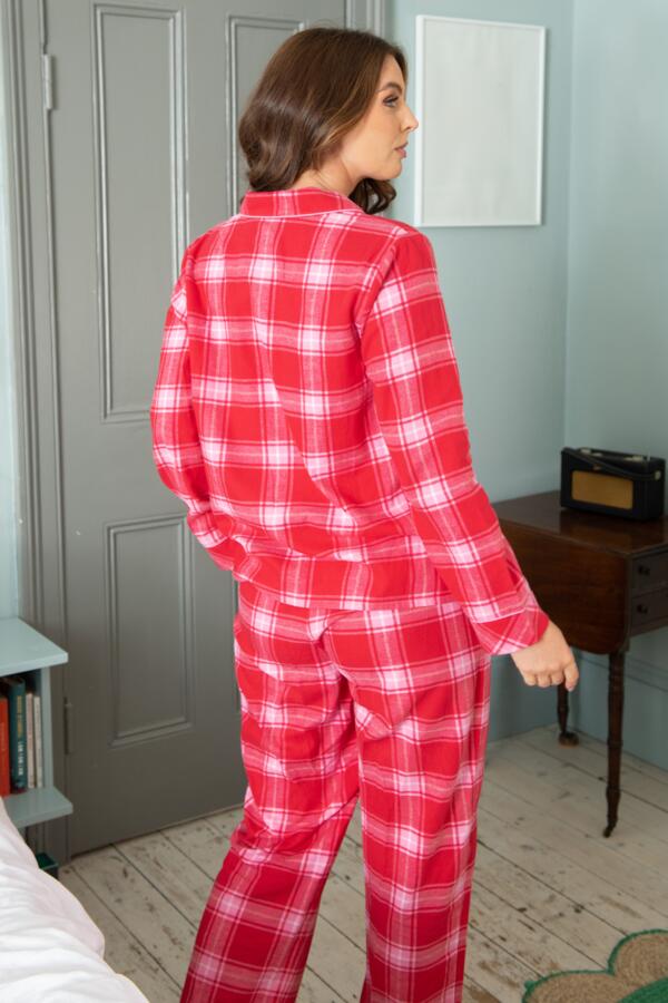 Cosy Check Brushed Cotton Pyjama Set