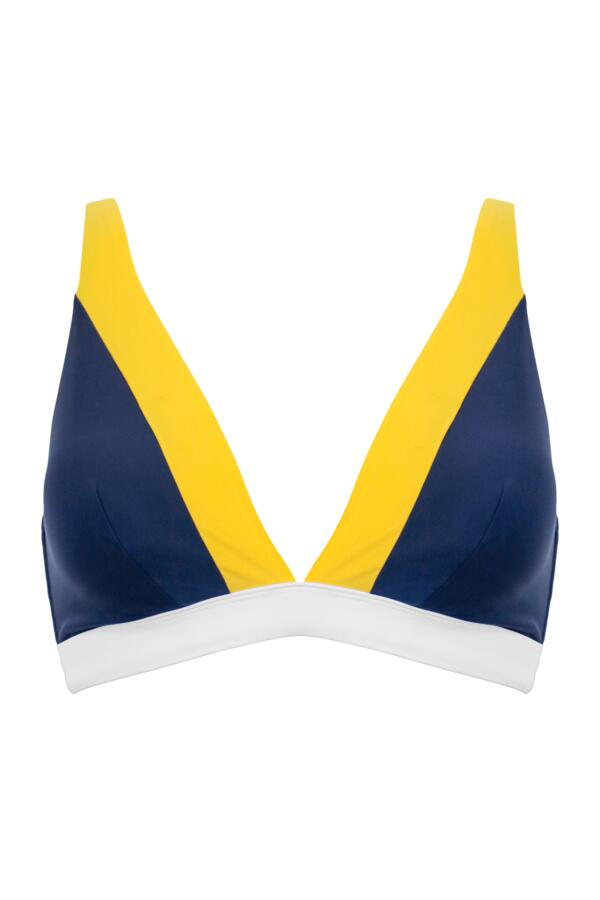 Palm Springs Colour Block Non-Wired Bikini Top