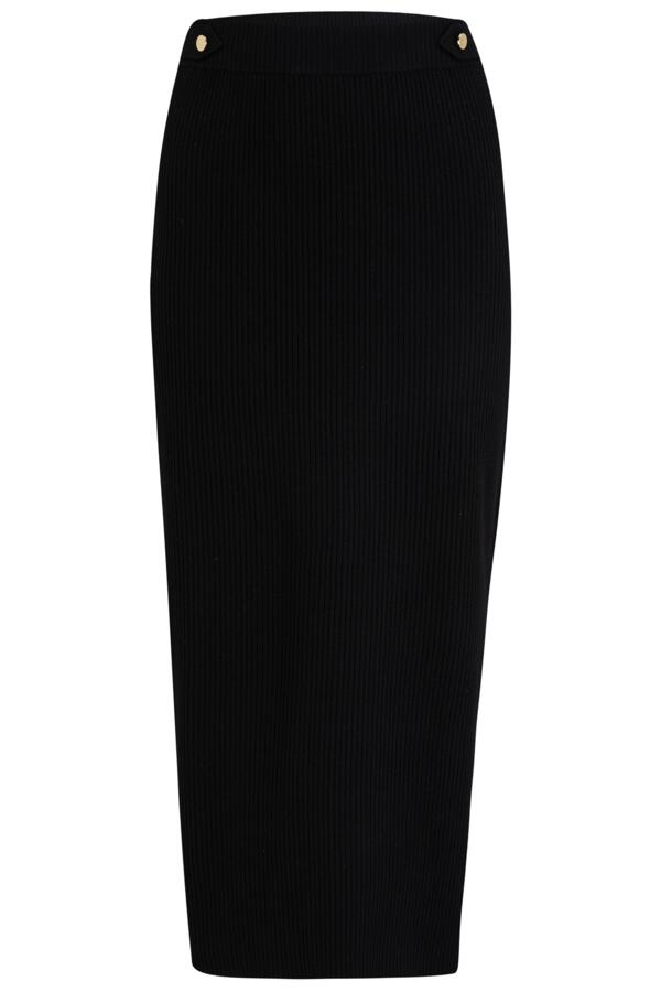 Beth Rib Knit Pencil Skirt with LENZING™ ECOVERO™ Viscose