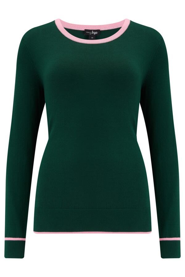 Rosie Colourblock Knit Jumper with LENZING™ ECOVERO™ Viscose