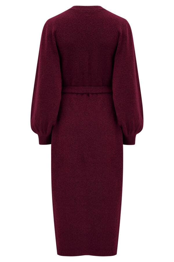 Elle Knit Midi Wrap Dress