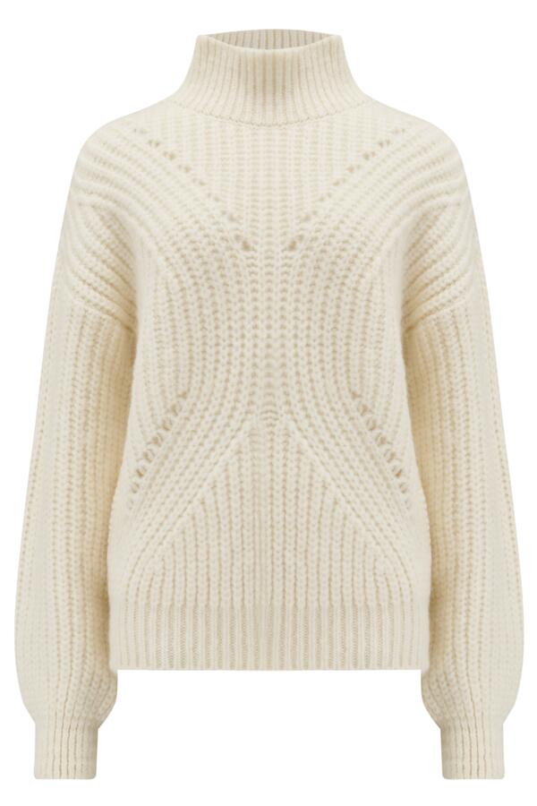 Hayley Chunky Knit High Neck Jumper